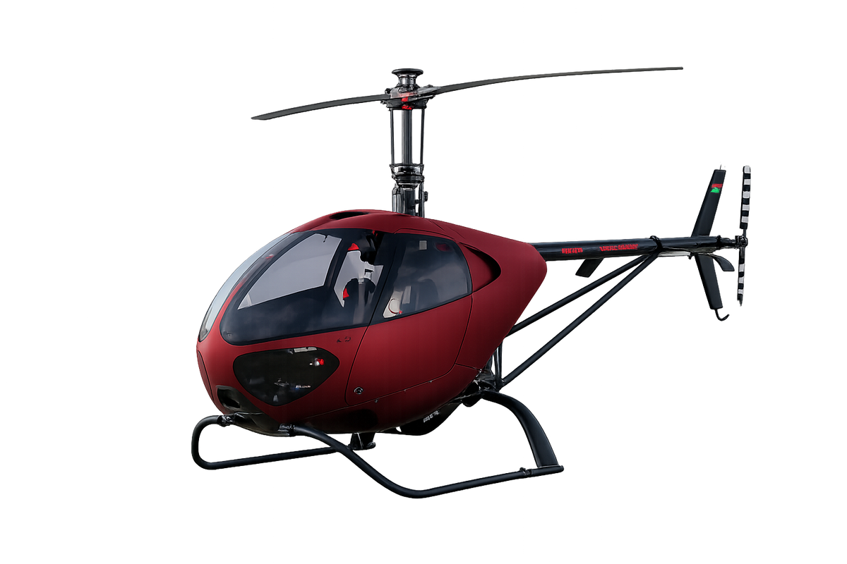 HungaroCopter HC-02.2 in Magma Red
