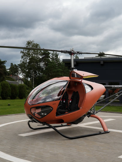 HungaroCopter HC-02 front view at the base