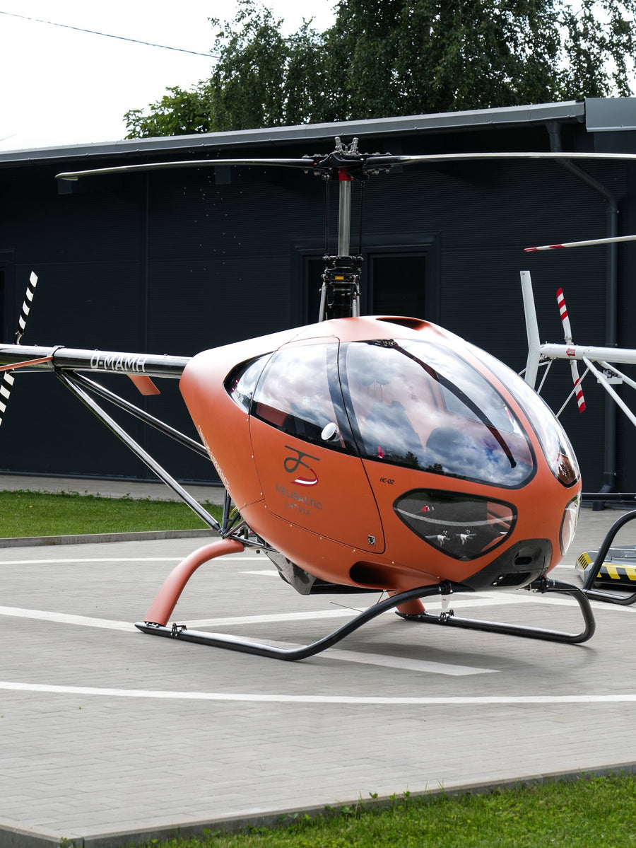Cicaré HC-02 at the base