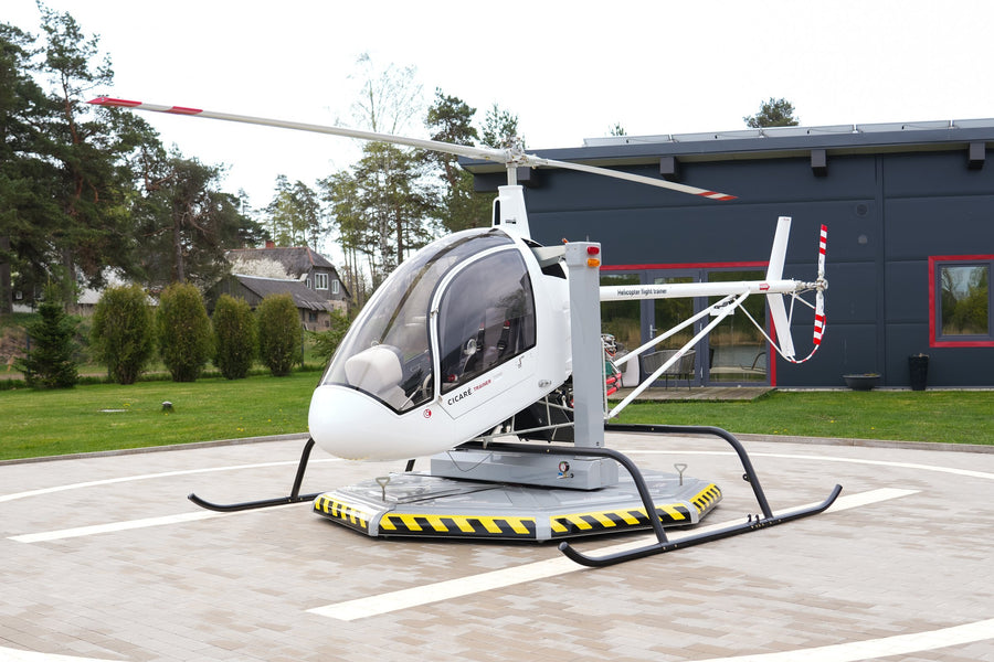 Heli Kart on the pad at the base